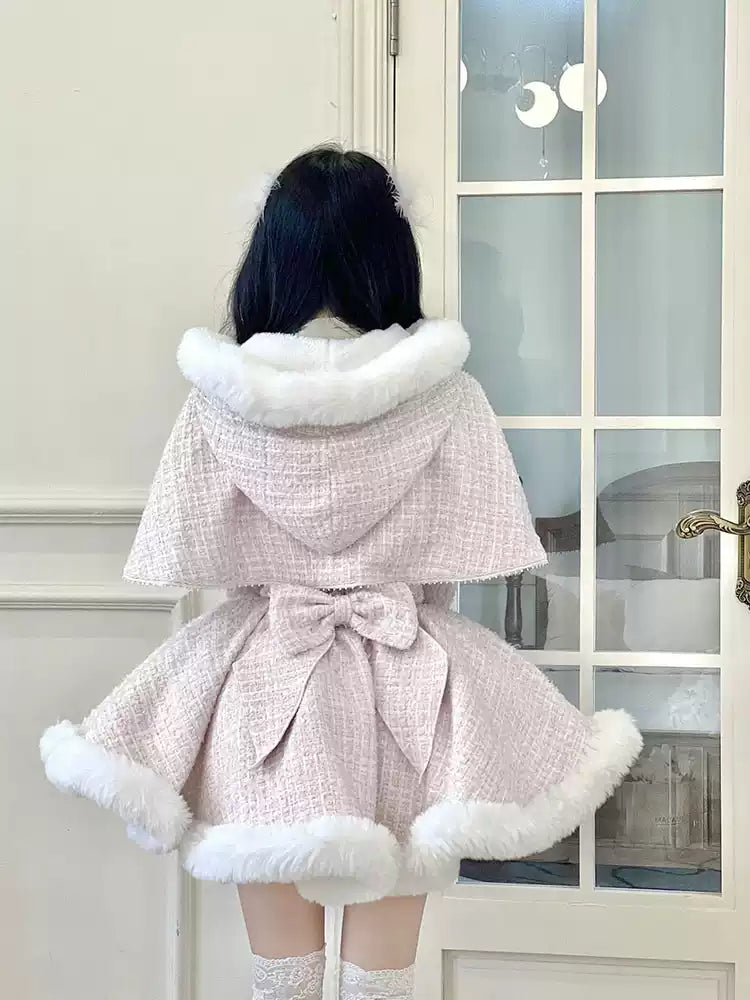 Prenses Model Kürklü Lolita Elbise - ürün görseli 6