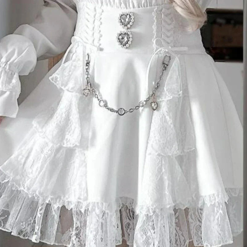 Japon Gotik Mini Etek - ürün görseli 6
