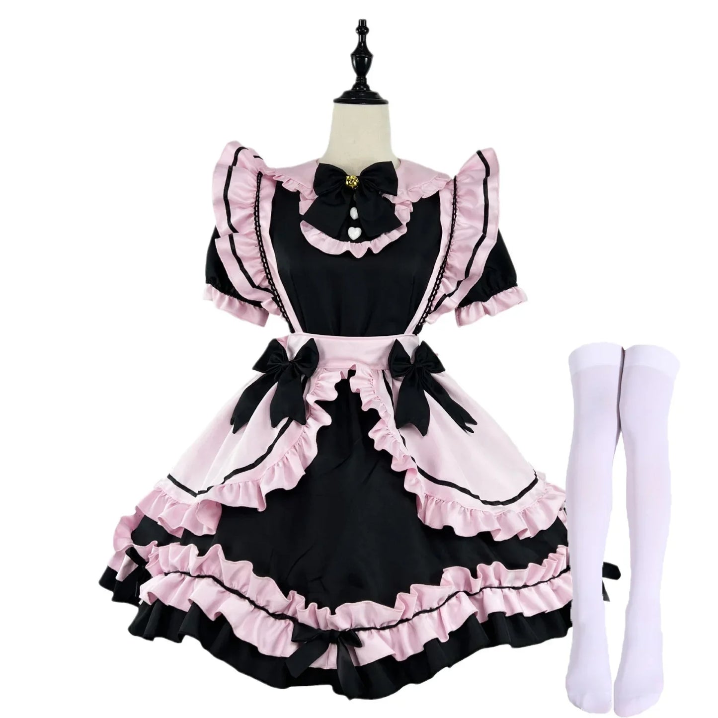 Kawaii Maid Cosplay Elbise - ürün görseli 5