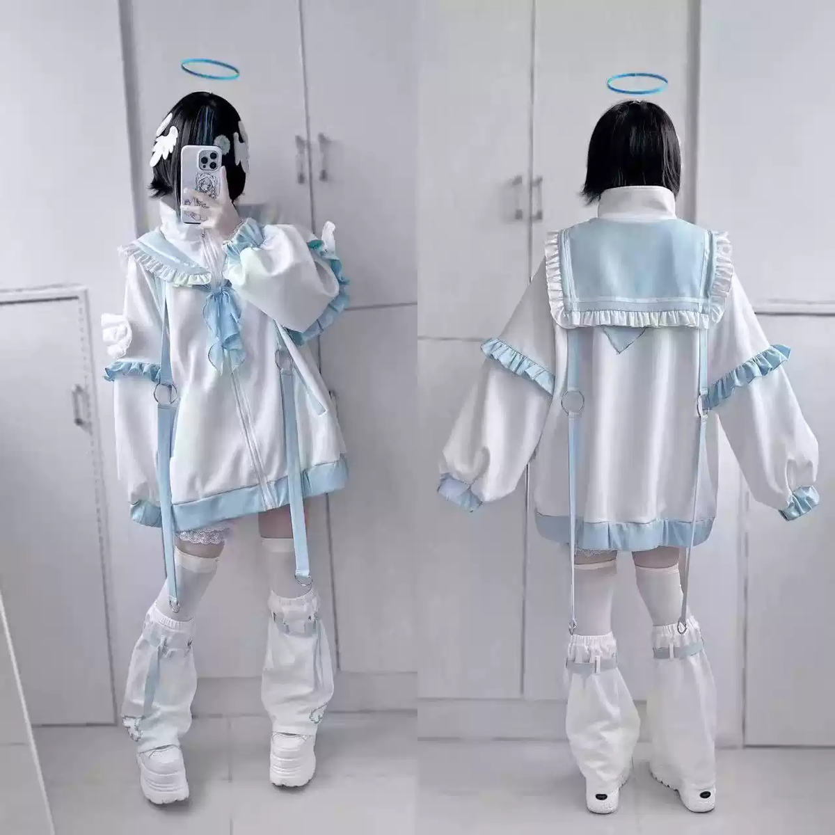 Bebek Mavisi Lolita Hoodie