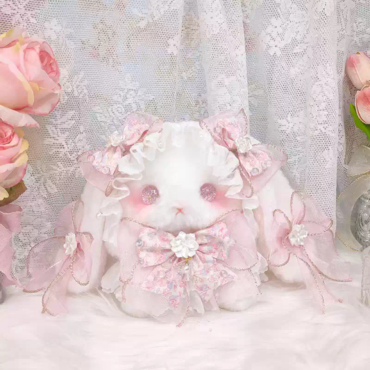 Pembe Lolita Tavşan Peluş Çanta