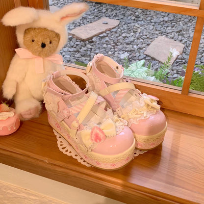 Strawberry Limited Lolita Platform Ayakkabı