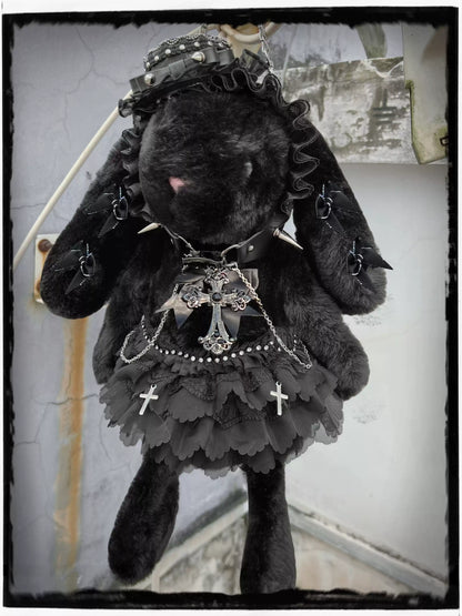 Gothic Tavşan Peluş Omuz Çantası