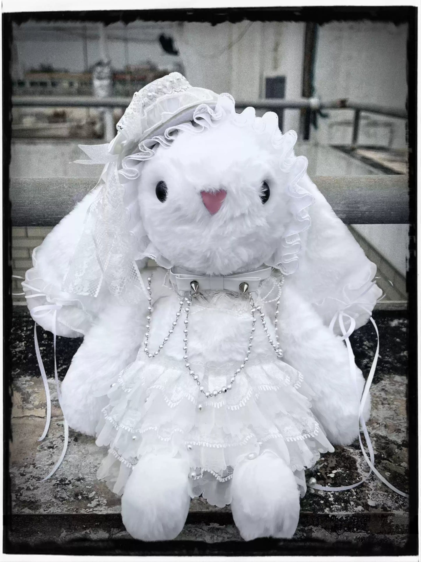 White Bunny Peluş Çanta