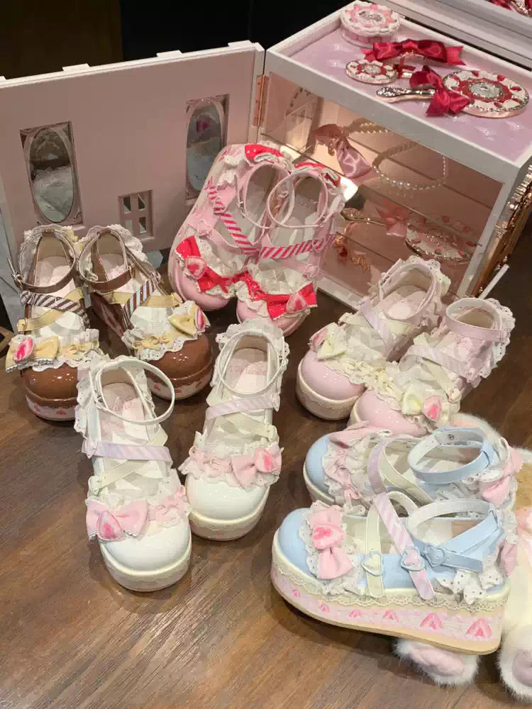 Strawberry Limited Lolita Platform Ayakkabı - 4