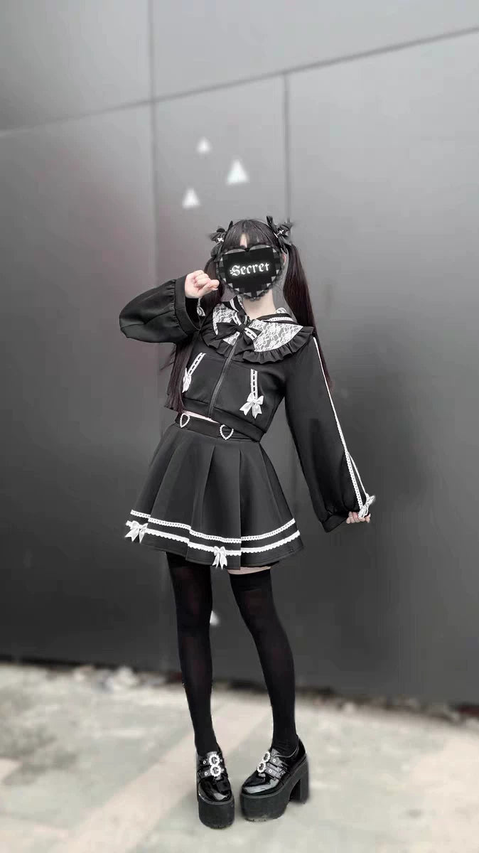 Kedi Kulaklı Japon Stil Takım