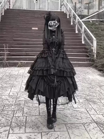 Black Cathedral Gotik Elbise Takımı