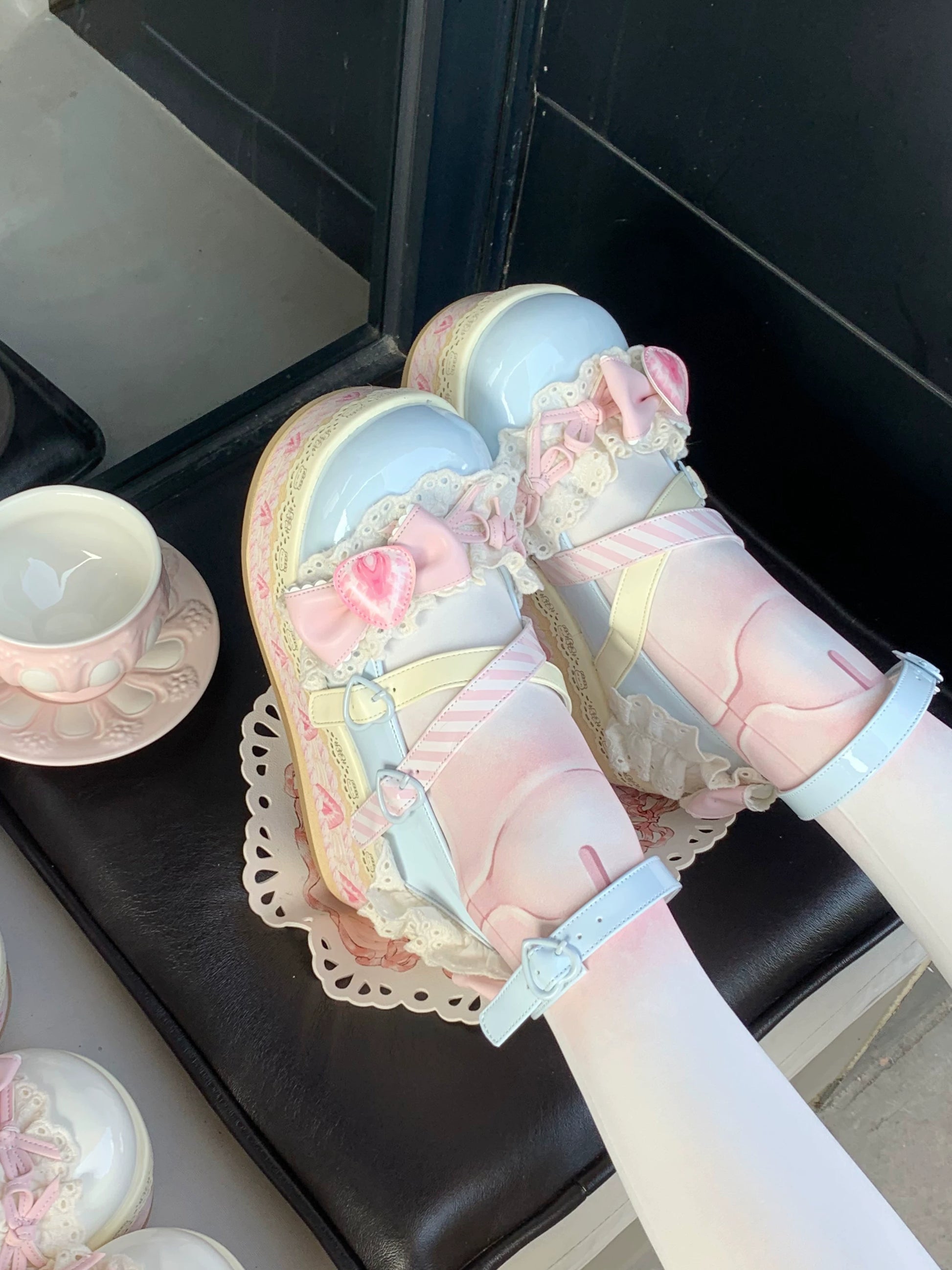 Strawberry Limited Lolita Platform Ayakkabı - 3