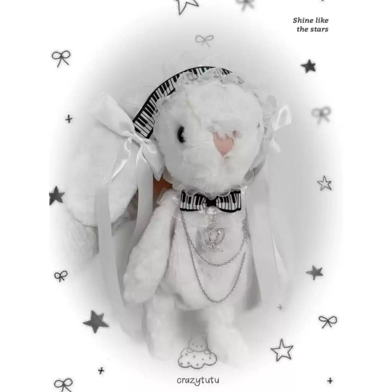 Gothic Bunny Peluş Çanta