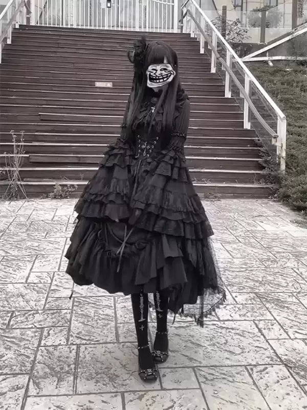 Black Cathedral Gotik Elbise Takımı