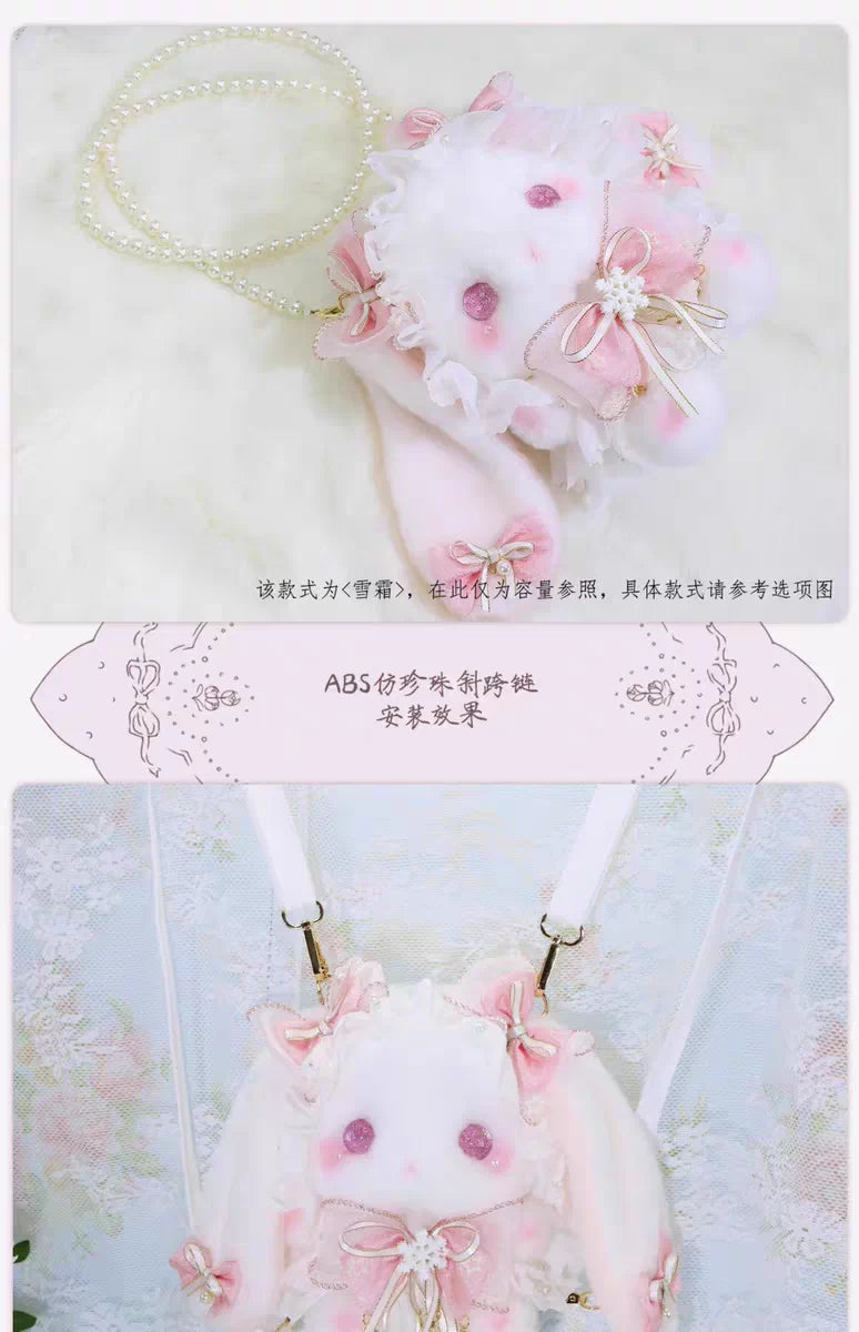 Pembe Lolita Tavşan Peluş Çanta