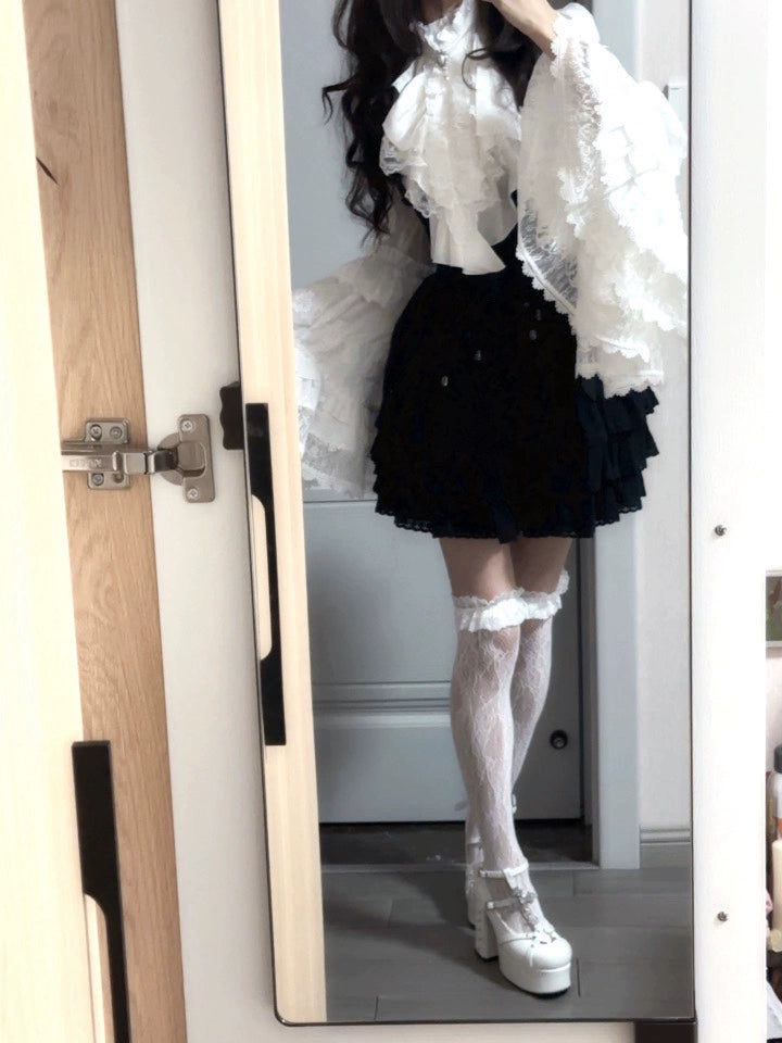 Gotik Haç Detaylı Platform Ayakkabı