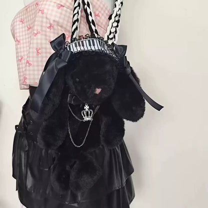 Gothic Bunny Peluş Çanta