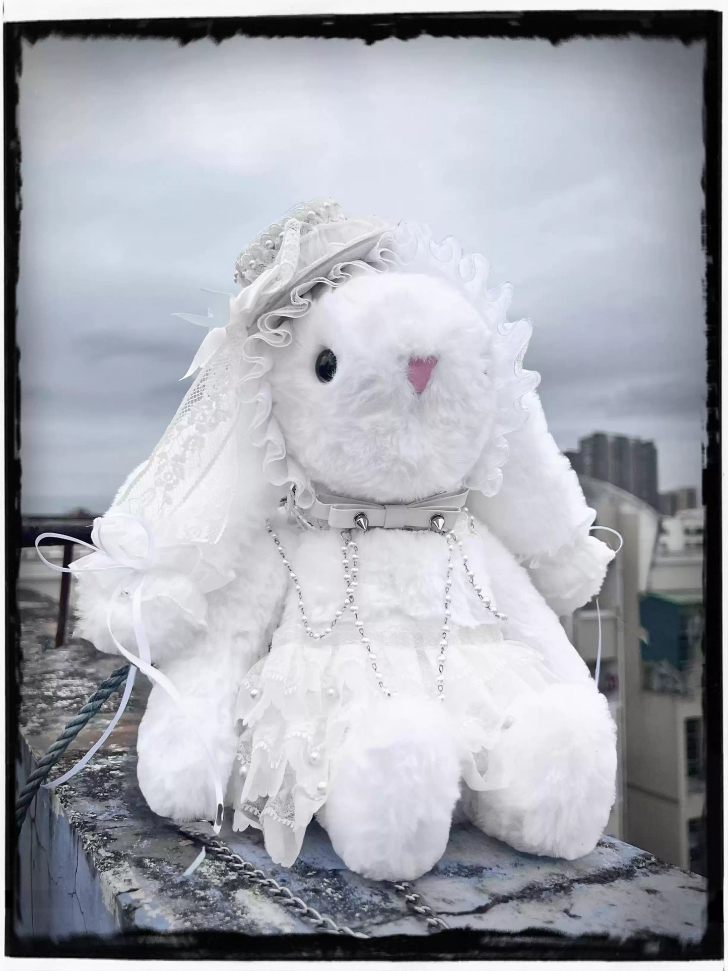White Bunny Peluş Çanta