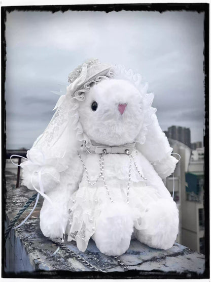 White Bunny Peluş Çanta