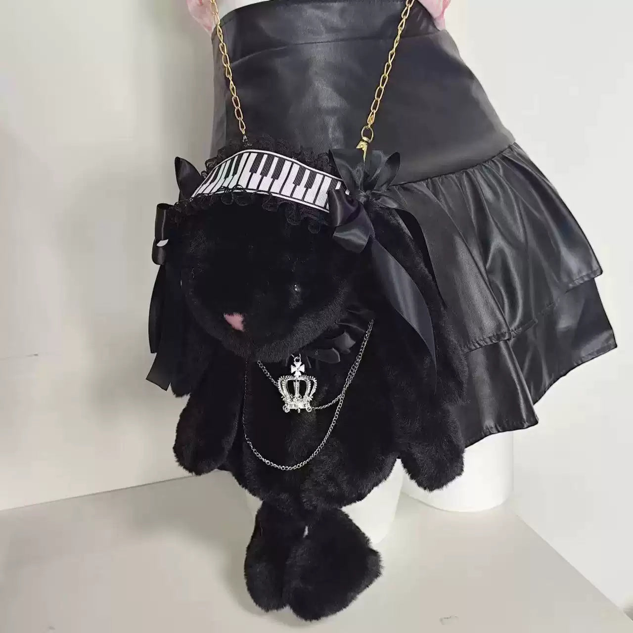 Gothic Bunny Peluş Çanta