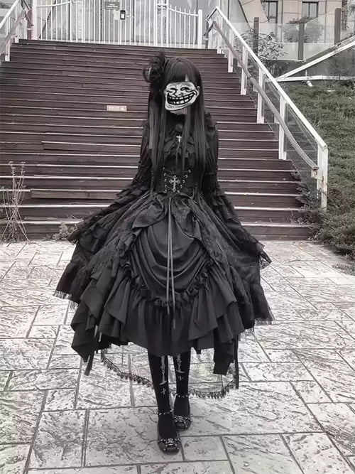 Black Cathedral Gotik Elbise Takımı