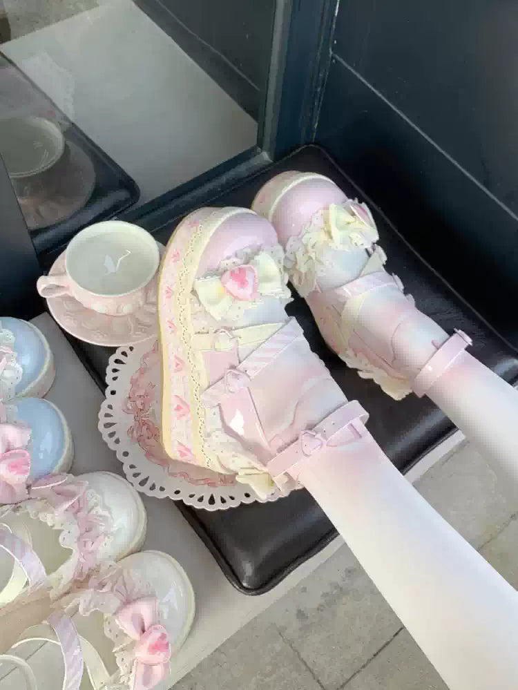 Strawberry Limited Lolita Platform Ayakkabı - 2