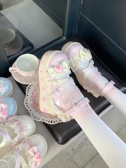 Strawberry Limited Lolita Platform Ayakkabı - 2