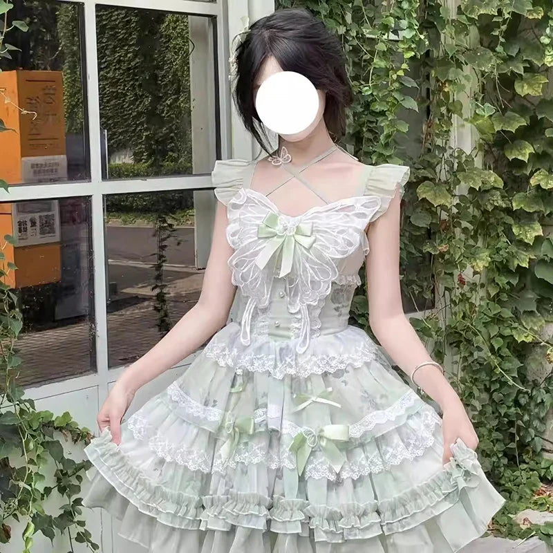 Zarif Mini Lolita Elbise