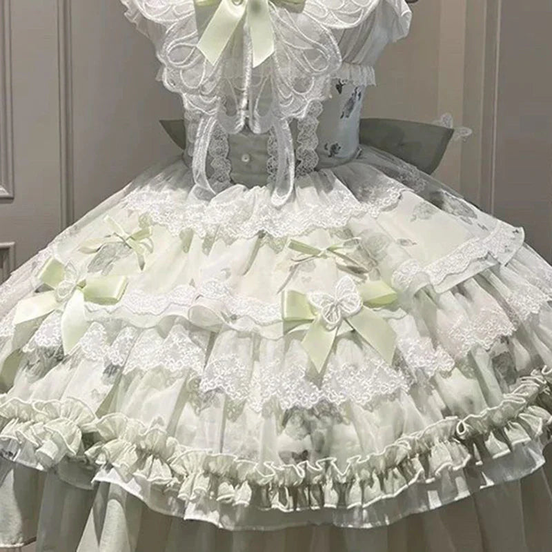 Zarif Mini Lolita Elbise