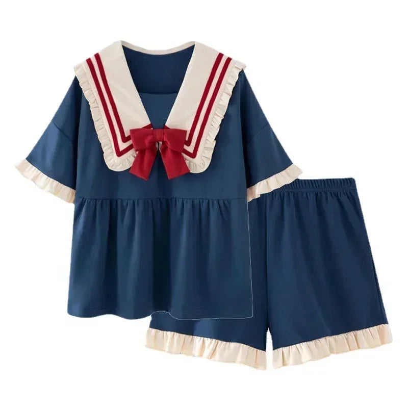 Prenses Yaka Şirin Şort/EtekTakımı (2'li Set)