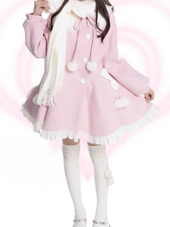 Elegant Japon Kawaii Zarif Lolita dress with contrast details, featuring intricate design and flowing fabric from eprolo.