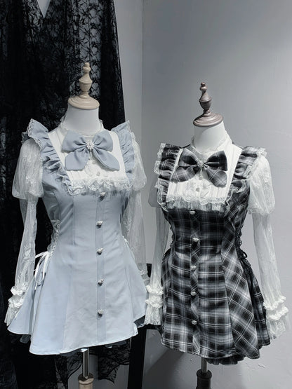 Elegant Zarif dantel işlemeli elbise by eprolo, showcasing intricate lace details and flowing fabric in a stylish design.