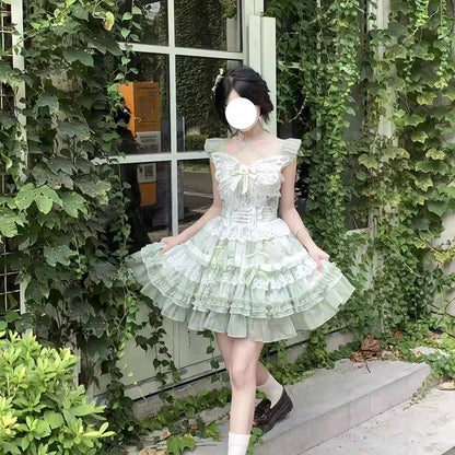 Zarif Mini Lolita Elbise