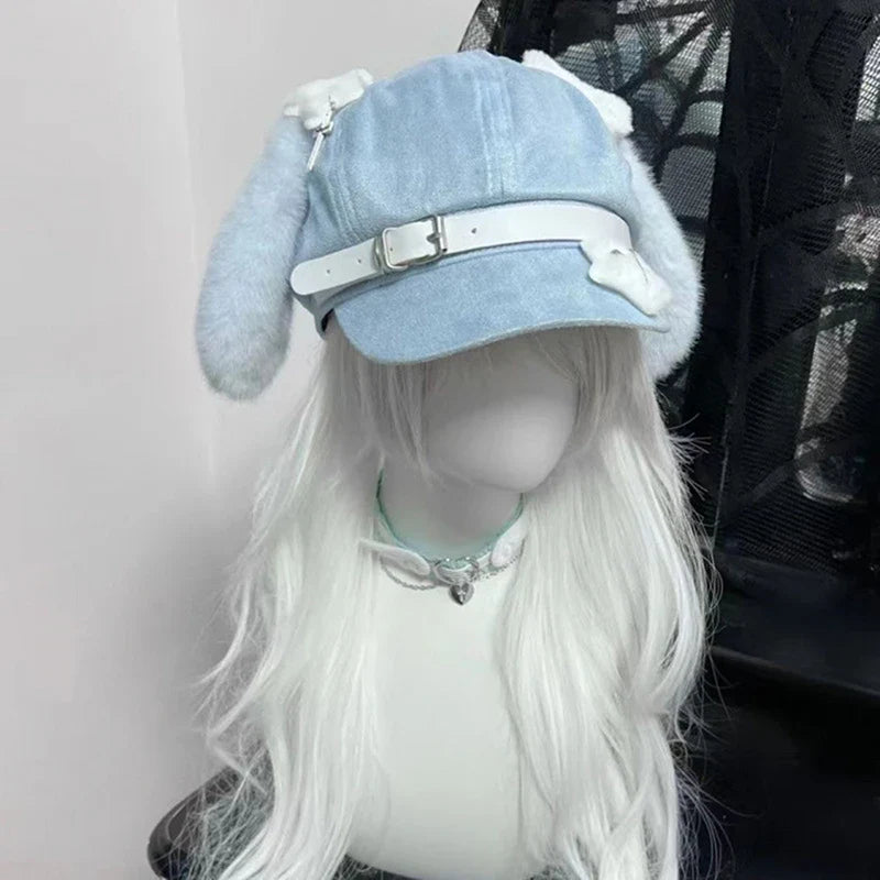 Tavşan Kulaklı Lolita Şapka