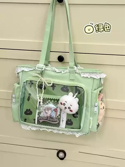 Eprolo Ballet Girl Ita Çanta crossbody bag with single shoulder strap, stylish Japanese-inspired design and durable material.