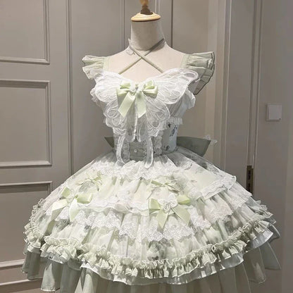 Zarif Mini Lolita Elbise
