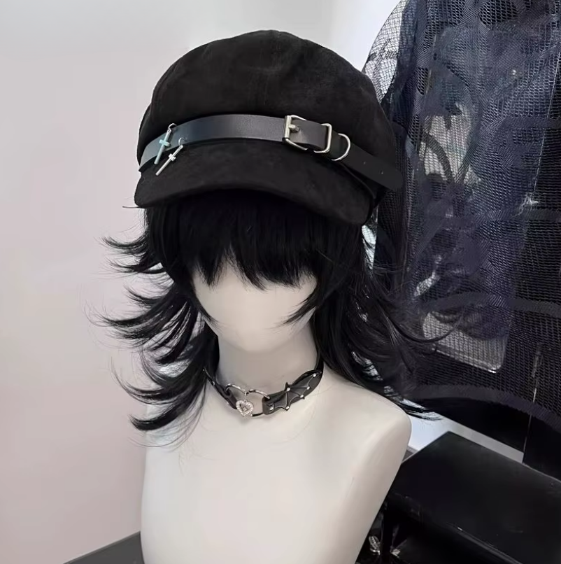 Eprolo Lolita dantel fiyonk beret şapka in cream with lace detailing and bow, stylish and feminine headwear for fashion accessories.