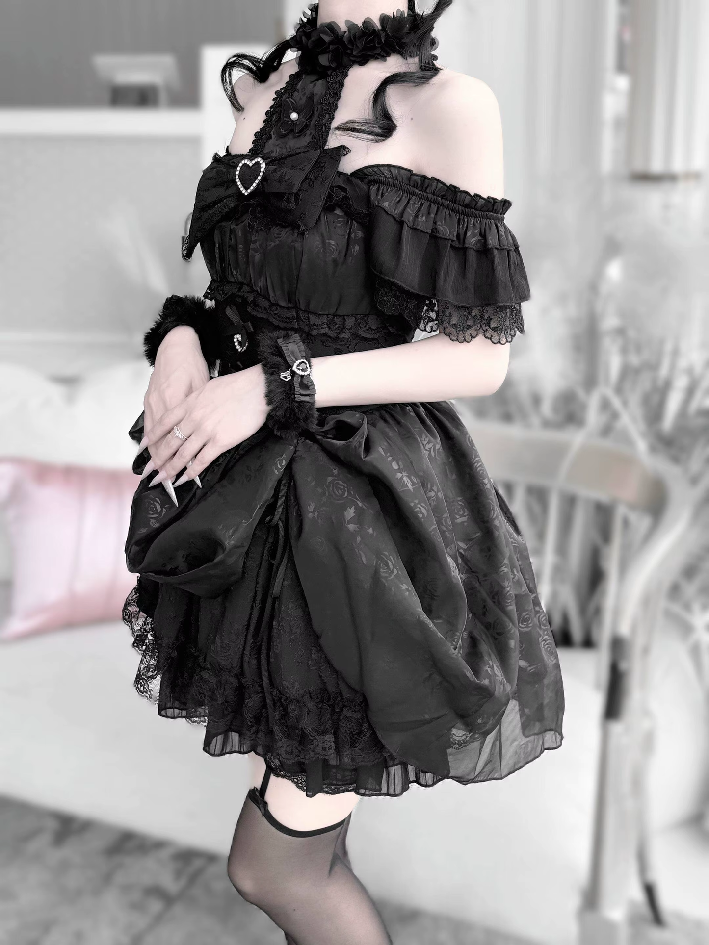Sweet Gothic Lolita Elbisesi