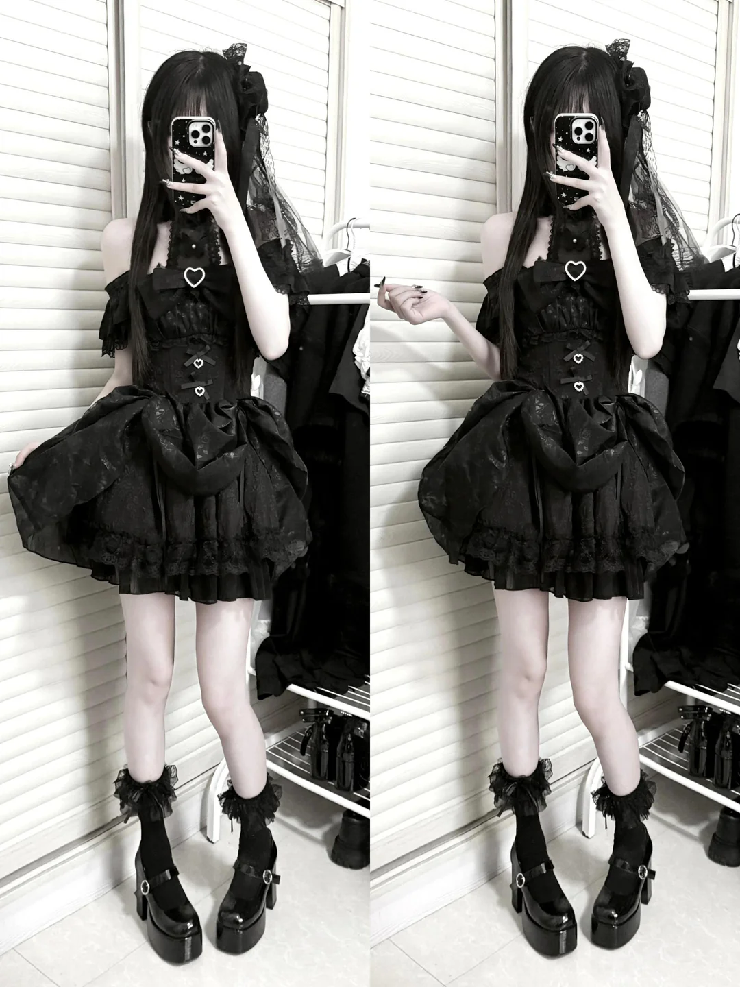 Sweet Gothic Lolita Elbisesi