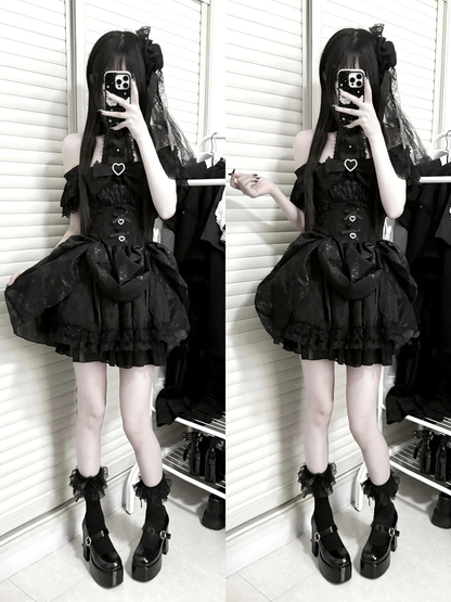 Sweet Gothic Lolita Elbisesi