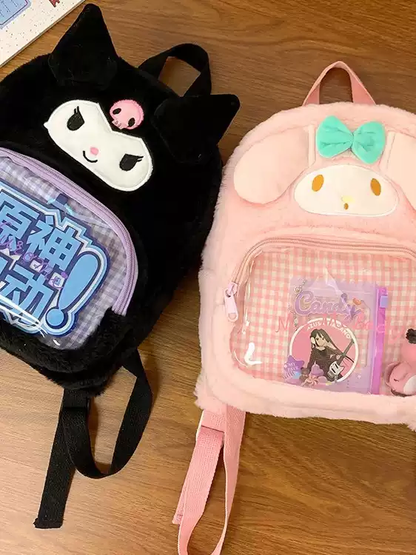 Kuromi Peluş Ita Sırt Çantası – Şirin Çanta