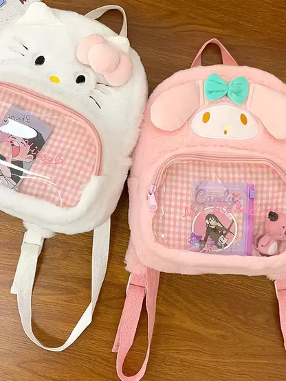 Kuromi Peluş Ita Sırt Çantası – Şirin Çanta