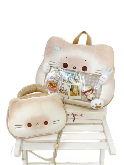 Şirin Kedi Ita Sırt Çantası – Büyük Çanta