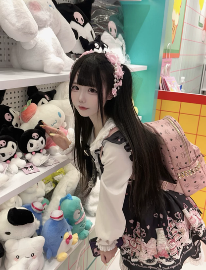 Vintage Sweet Lolita Katmanlı Elbise