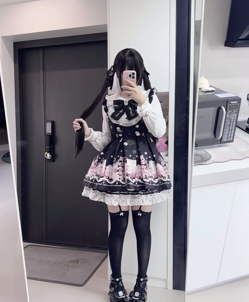 Vintage Sweet Lolita Katmanlı Elbise