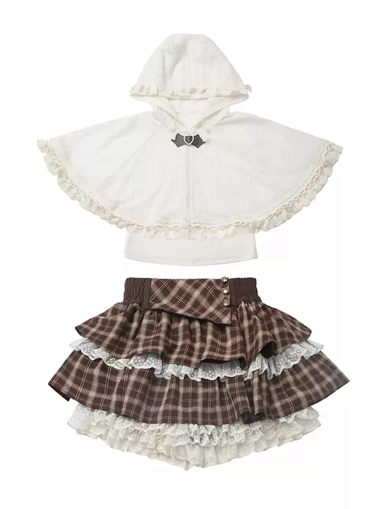 Vintage Ekoseli Lolita Set