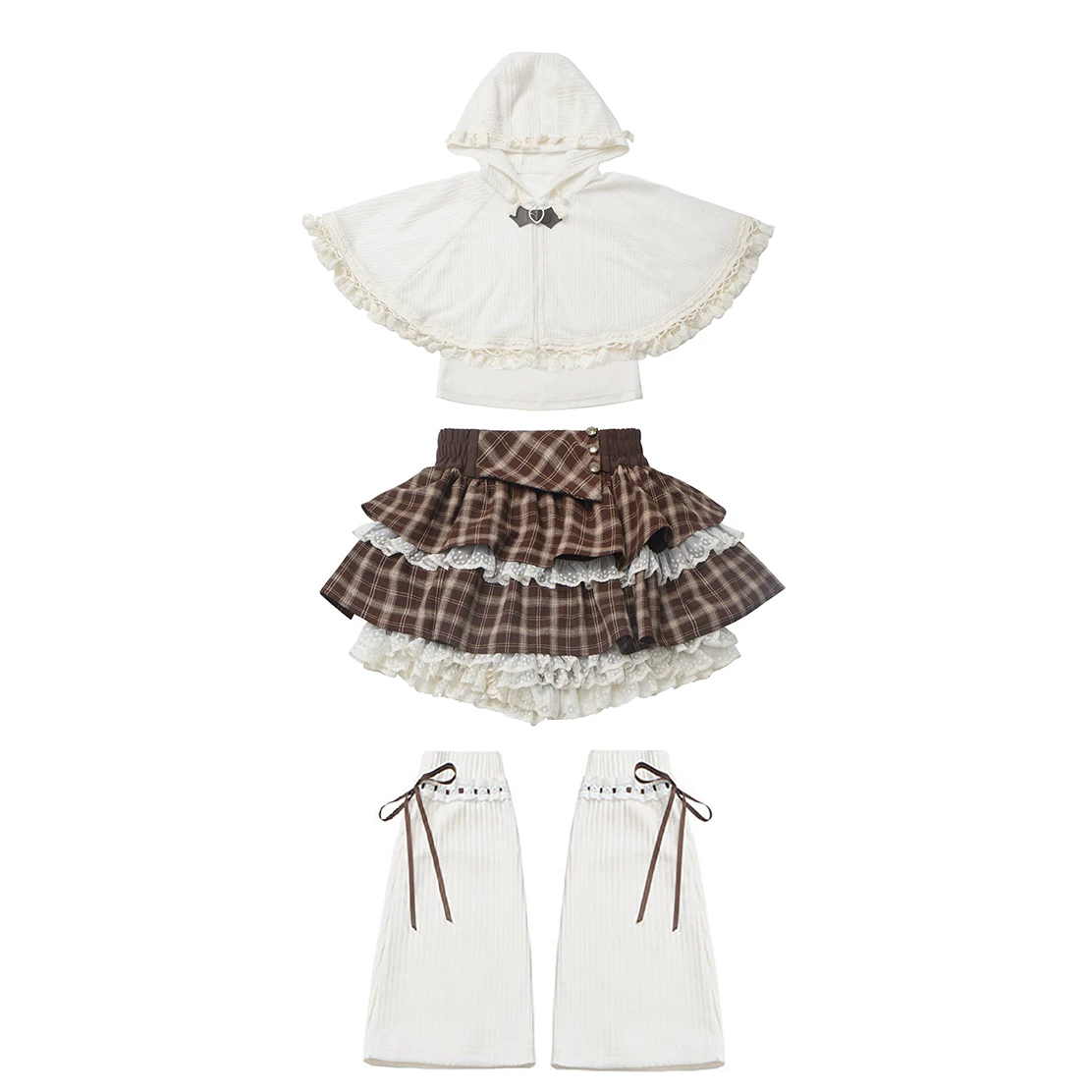 Vintage Ekoseli Lolita Set