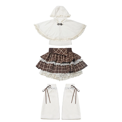 Vintage Ekoseli Lolita Set