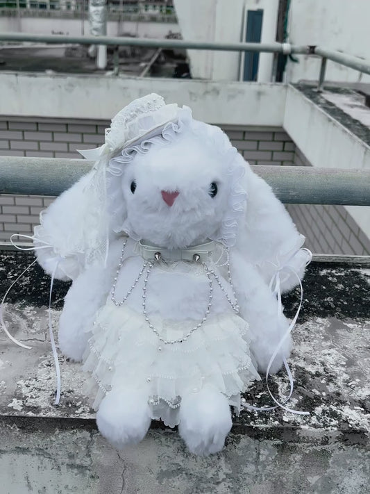 White Bunny Peluş Çanta
